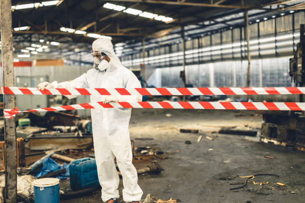 Professional Biohazard technician working in West Point, NY